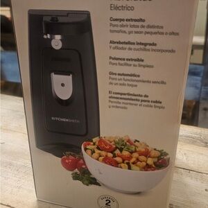 Black Electric Can Opener